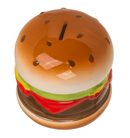 Savings bank with lock, Hamburger,