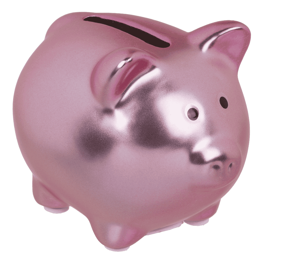 Money box, Shiny piggy, 3 colours ass.,