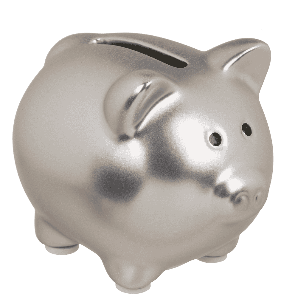 Money box, Shiny piggy, 3 colours ass.,