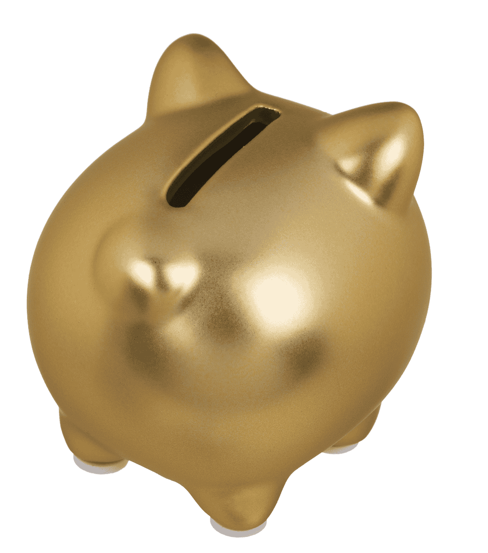 Money box, Shiny piggy, 3 colours ass.,