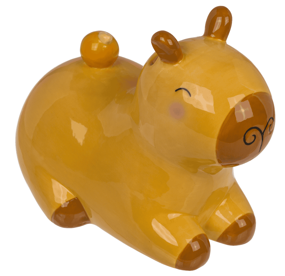 Saving bank, Capybara, 15 x 9 cm, dolomite,