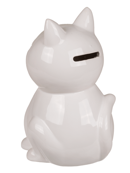 Savings bank with lock, Cat,