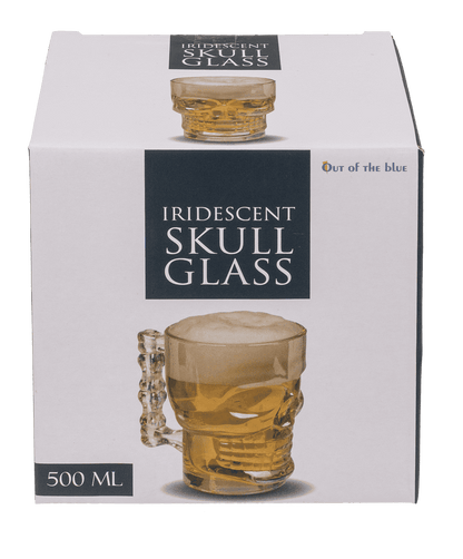 Drinking glas, Skull, approx. 9,3 x 7 x 12,5 cm,