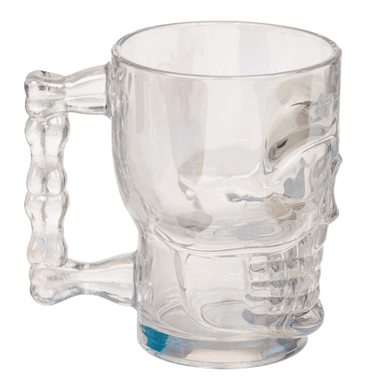 Drinking glas, Skull, approx. 9,3 x 7 x 12,5 cm,