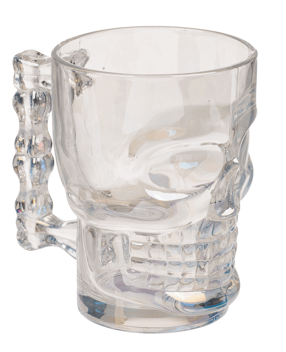 Drinking glas, Skull, approx. 9,3 x 7 x 12,5 cm,