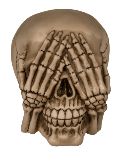 Savings bank, Skull - The 3 Monkeys (See No,