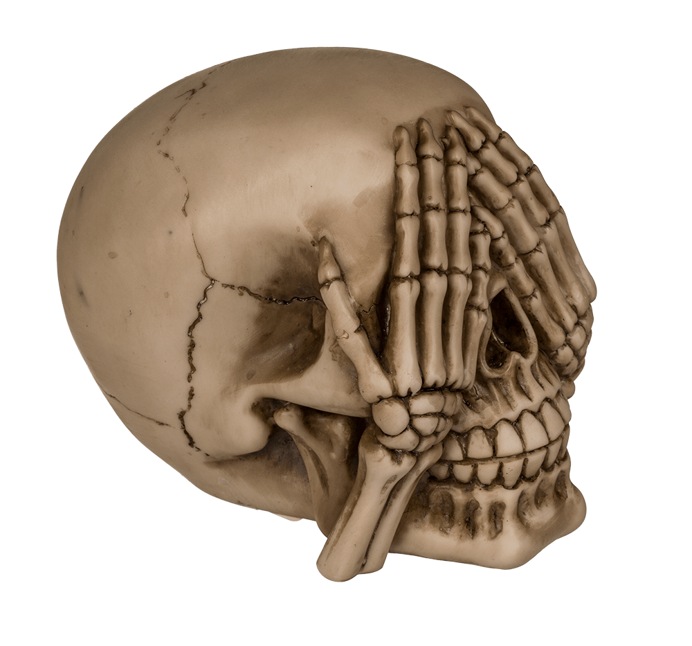 Savings bank, Skull - The 3 Monkeys (See No,