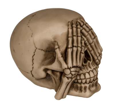 Savings bank, Skull - The 3 Monkeys (See No,