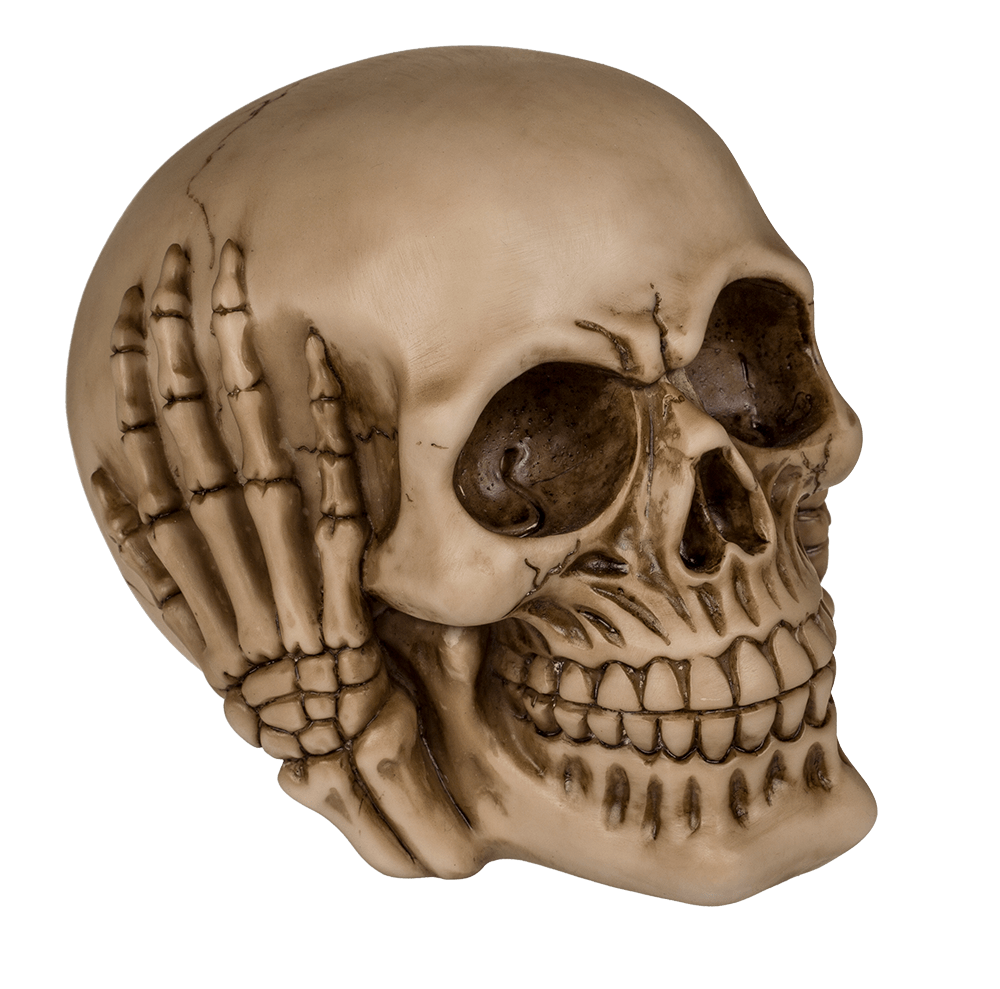 Savings bank, Skull - The 3 Monkeys (See No,