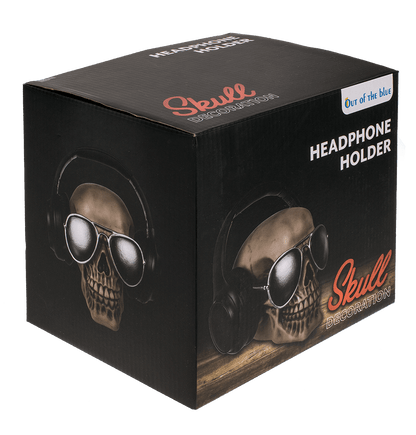 Headphone Holder, Skull,