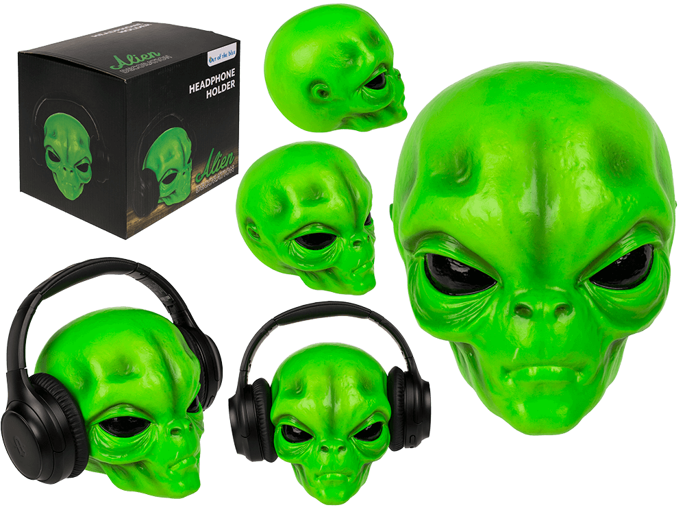 Headphone Holder, Alien,