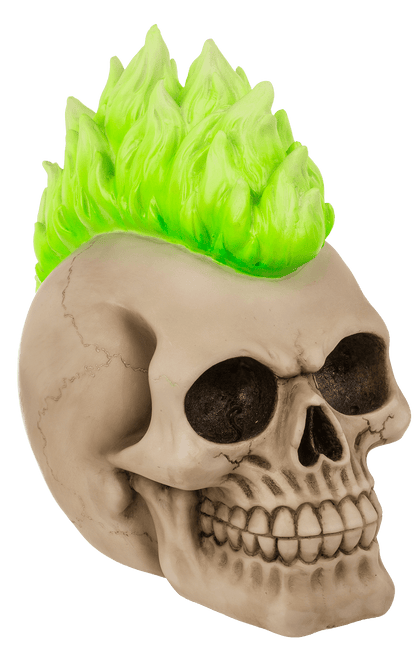 Savings bank with lock, Skull, Punk,