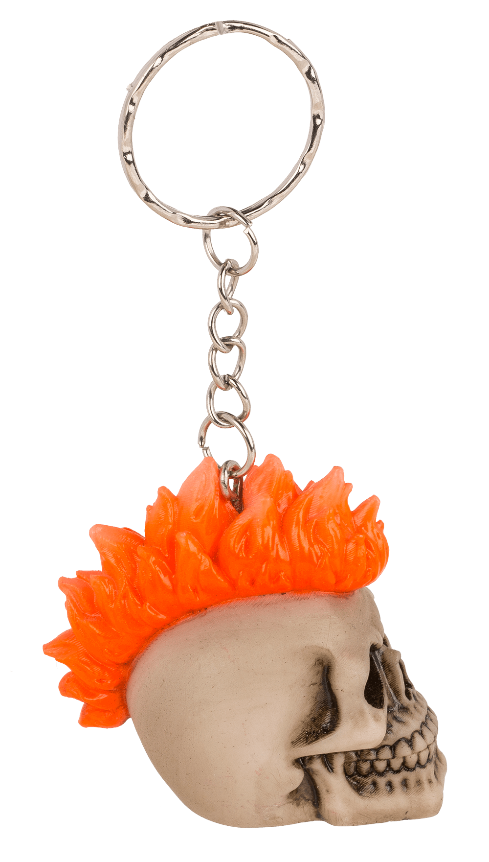 Metal Keychain, Skull, Punk,