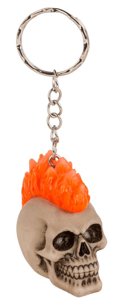 Metal Keychain, Skull, Punk,