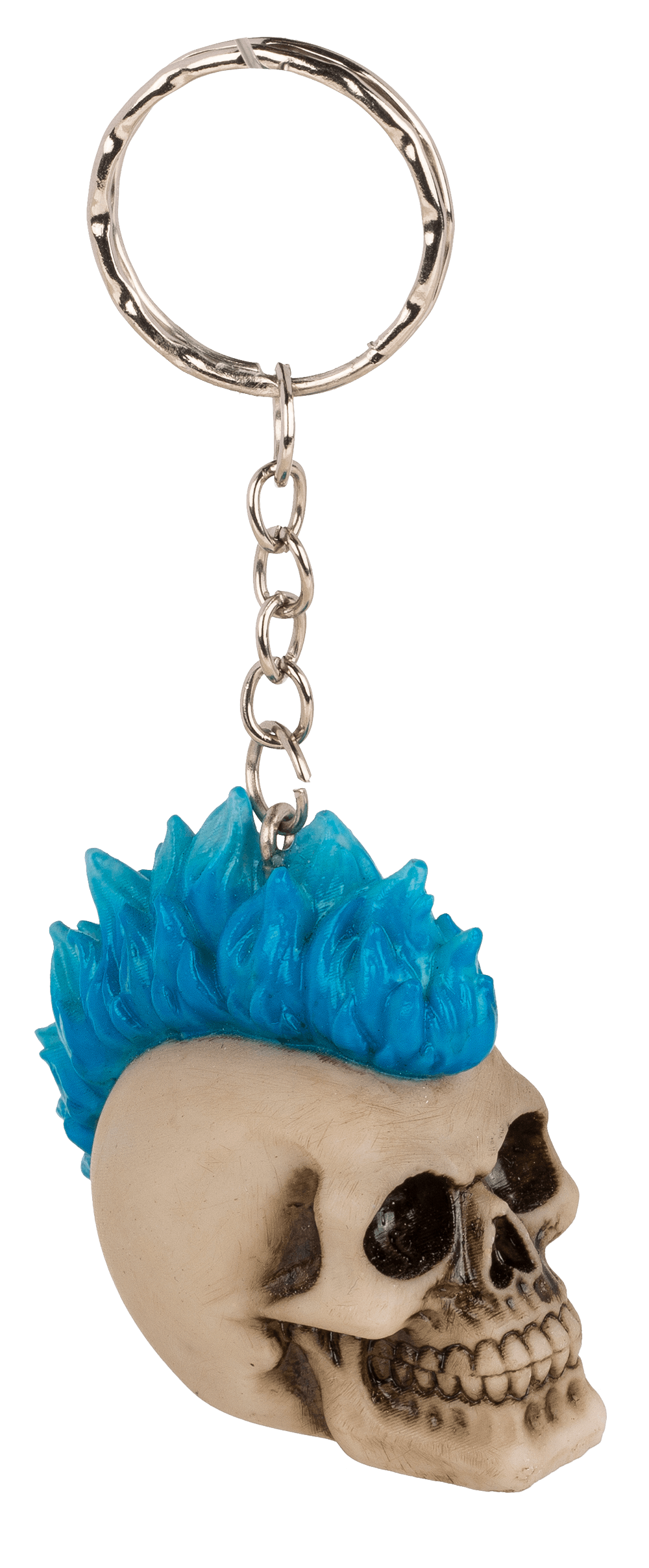 Metal Keychain, Skull, Punk,