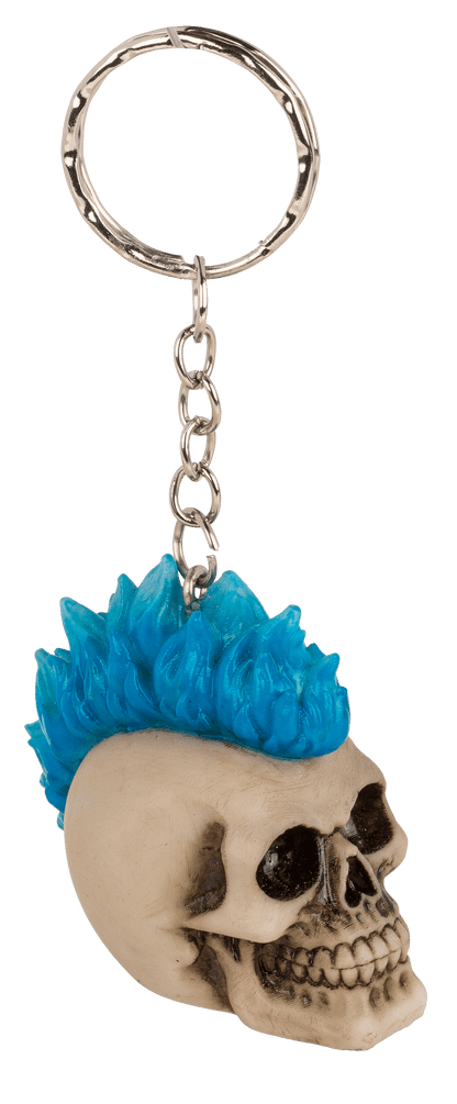 Metal Keychain, Skull, Punk,