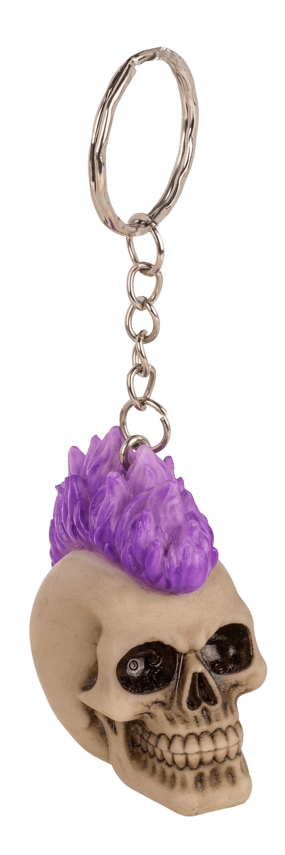 Metal Keychain, Skull, Punk,