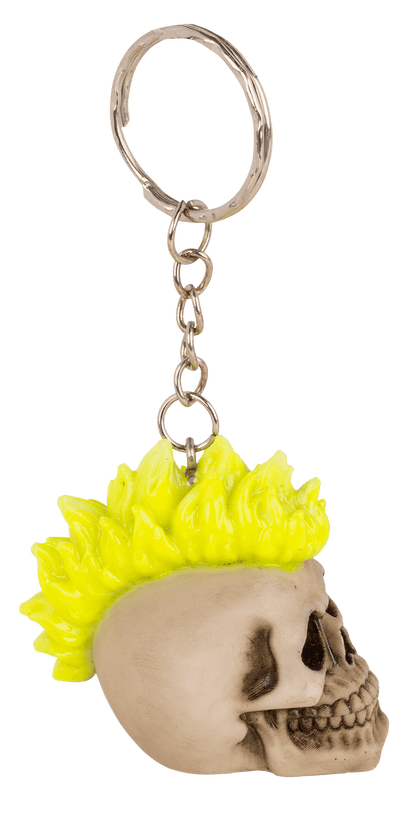 Metal Keychain, Skull, Punk,