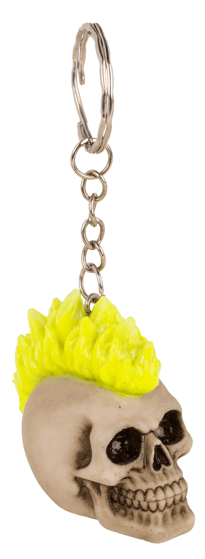 Metal Keychain, Skull, Punk,