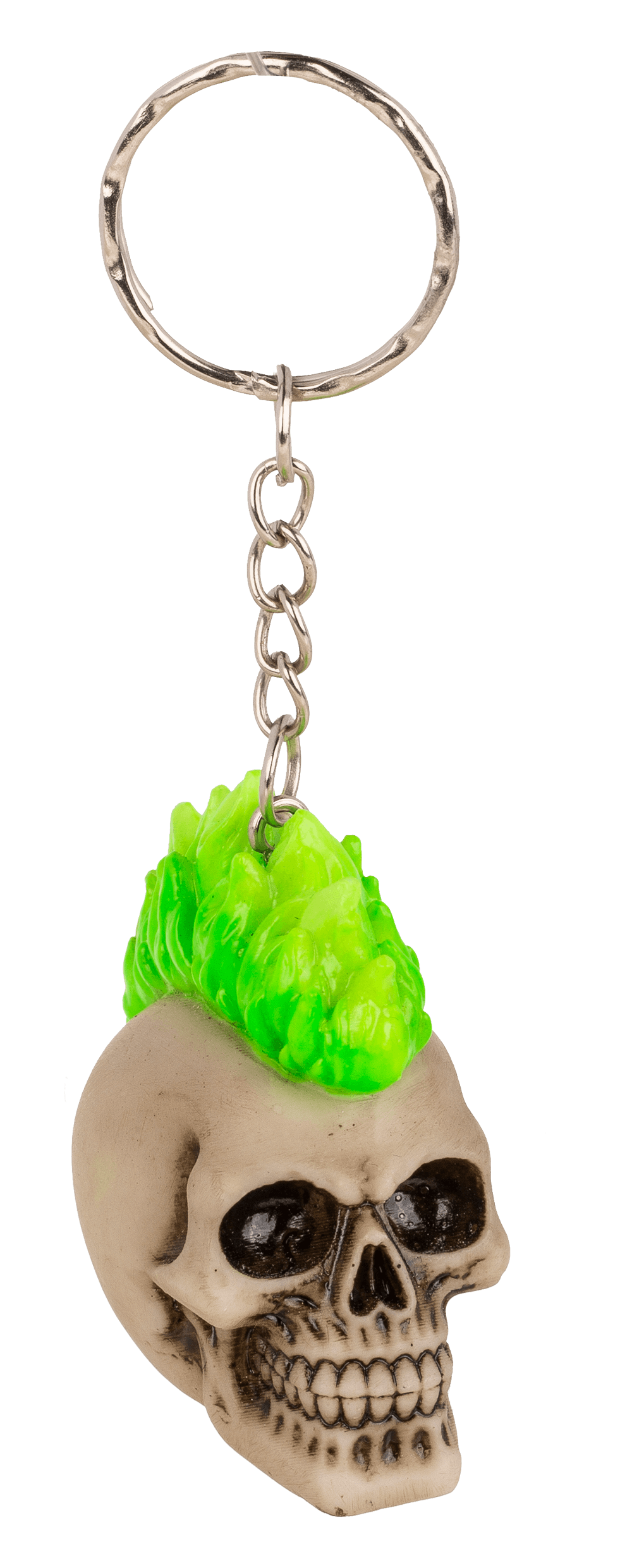 Metal Keychain, Skull, Punk,