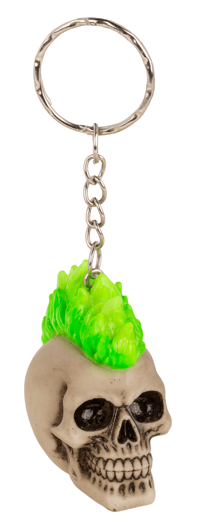 Metal Keychain, Skull, Punk,