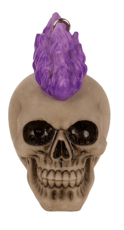 Metal Keychain, Skull, Punk,