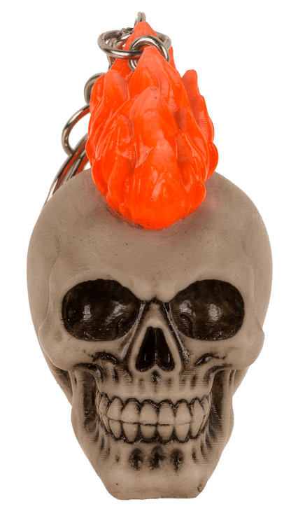 Metal Keychain, Skull, Punk,