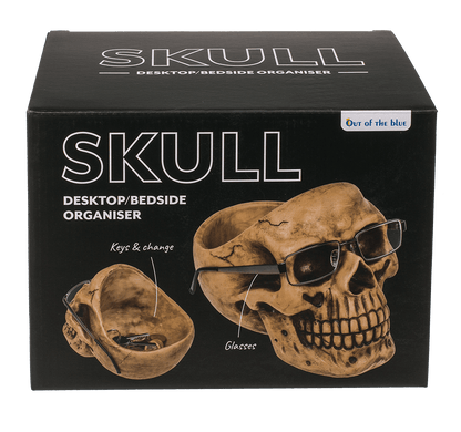 Skull Organiser, with Glasses Holder and