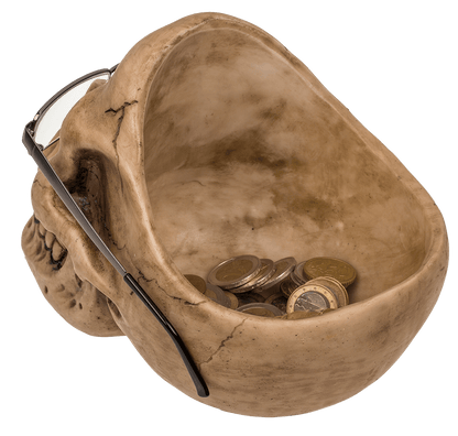 Skull Organiser, with Glasses Holder and