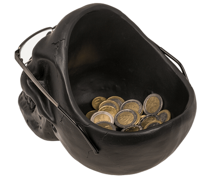 Skull Organiser, with Glasses Holder and