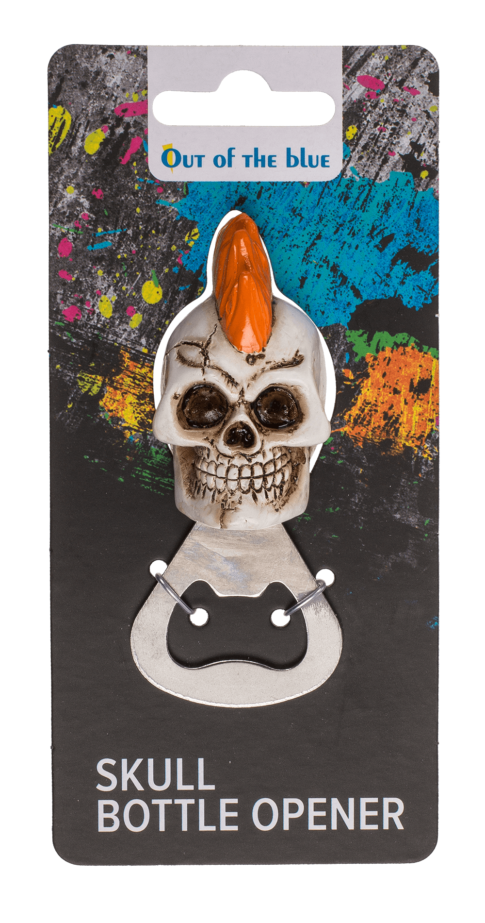 Metal bottle opener, Skull,