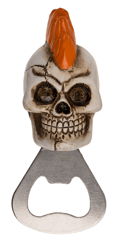 Metal bottle opener, Skull,