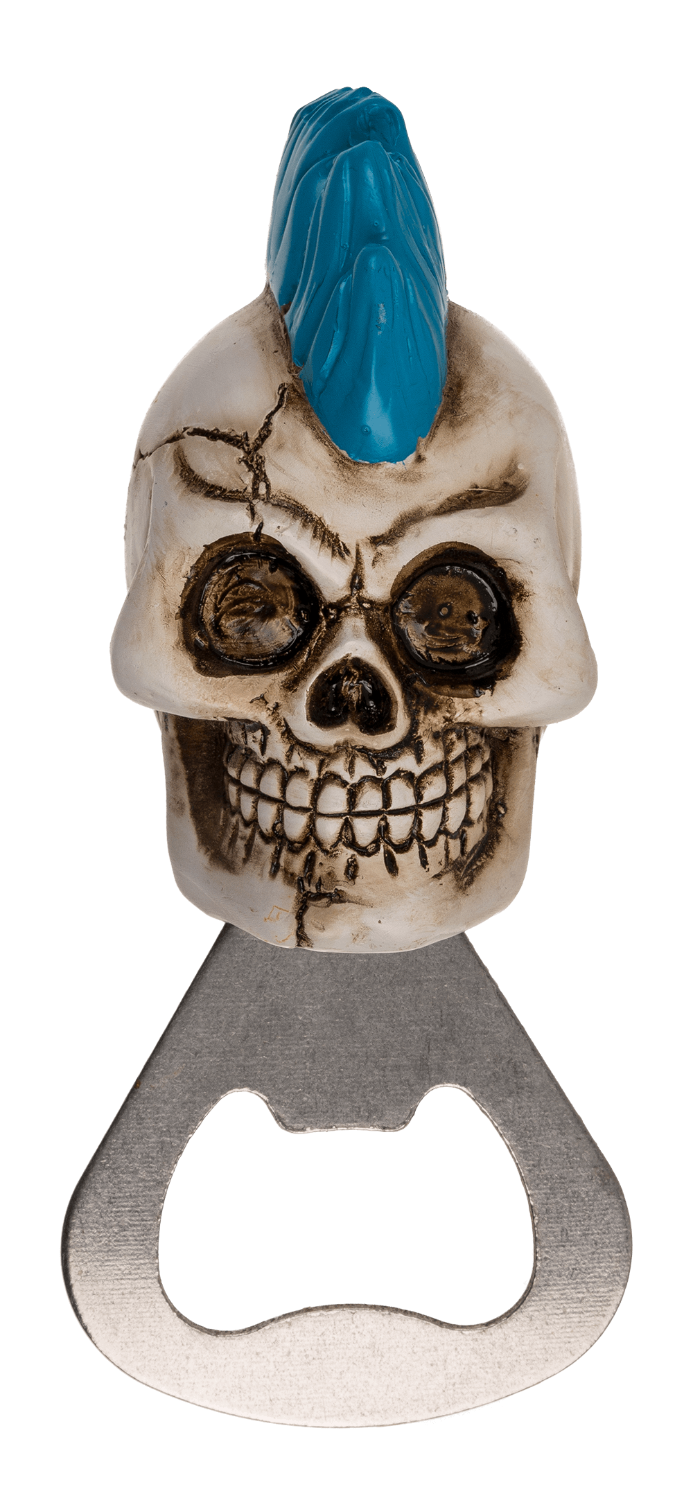 Metal bottle opener, Skull,