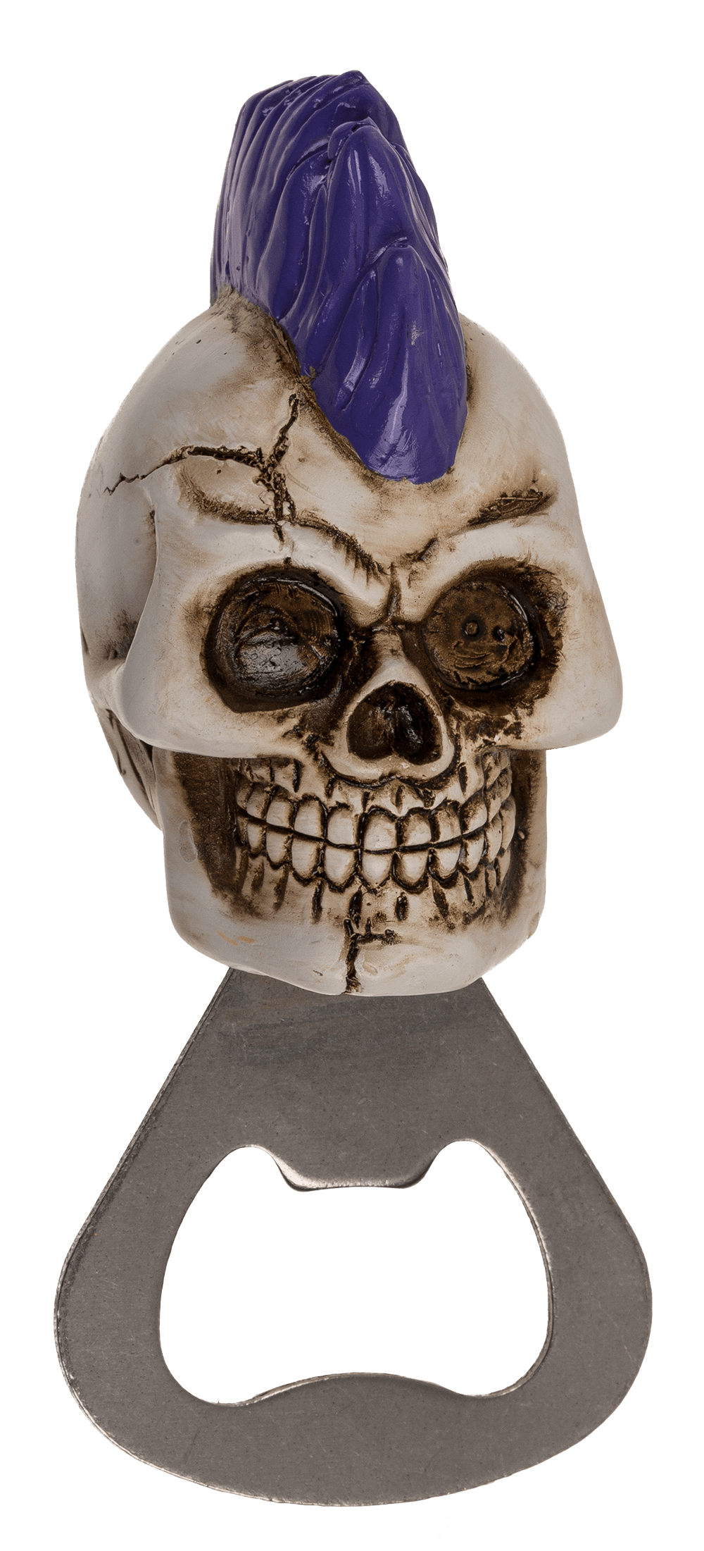 Metal bottle opener, Skull,