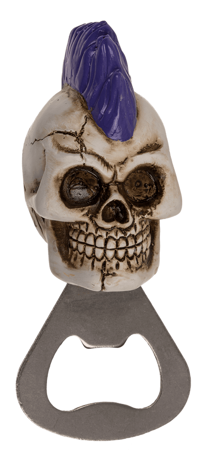 Metal bottle opener, Skull,