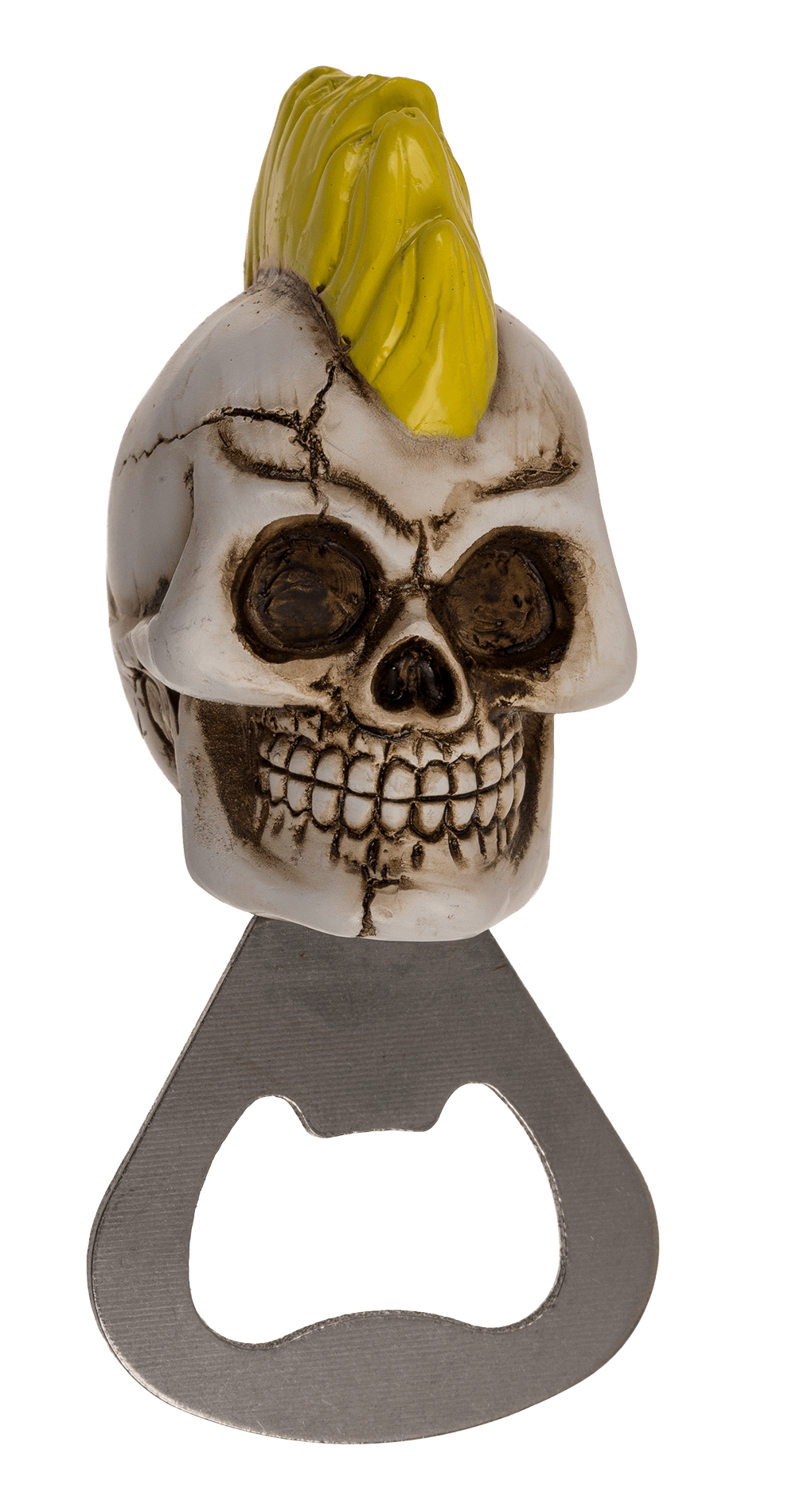 Metal bottle opener, Skull,