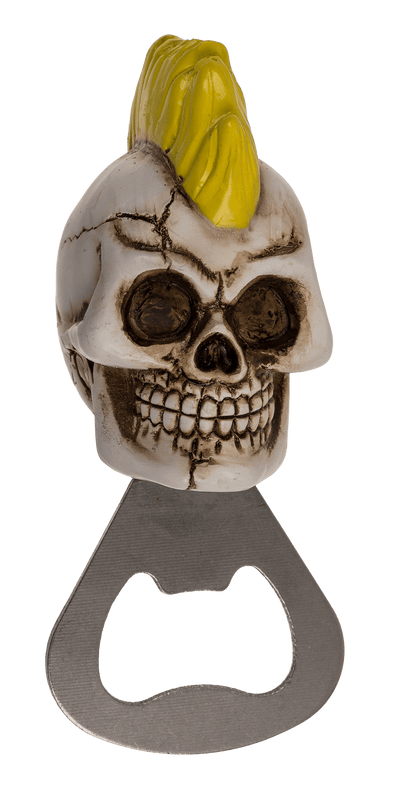 Metal bottle opener, Skull,