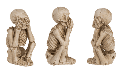 Polyresin Skeleton, "Do not say, listen and see",