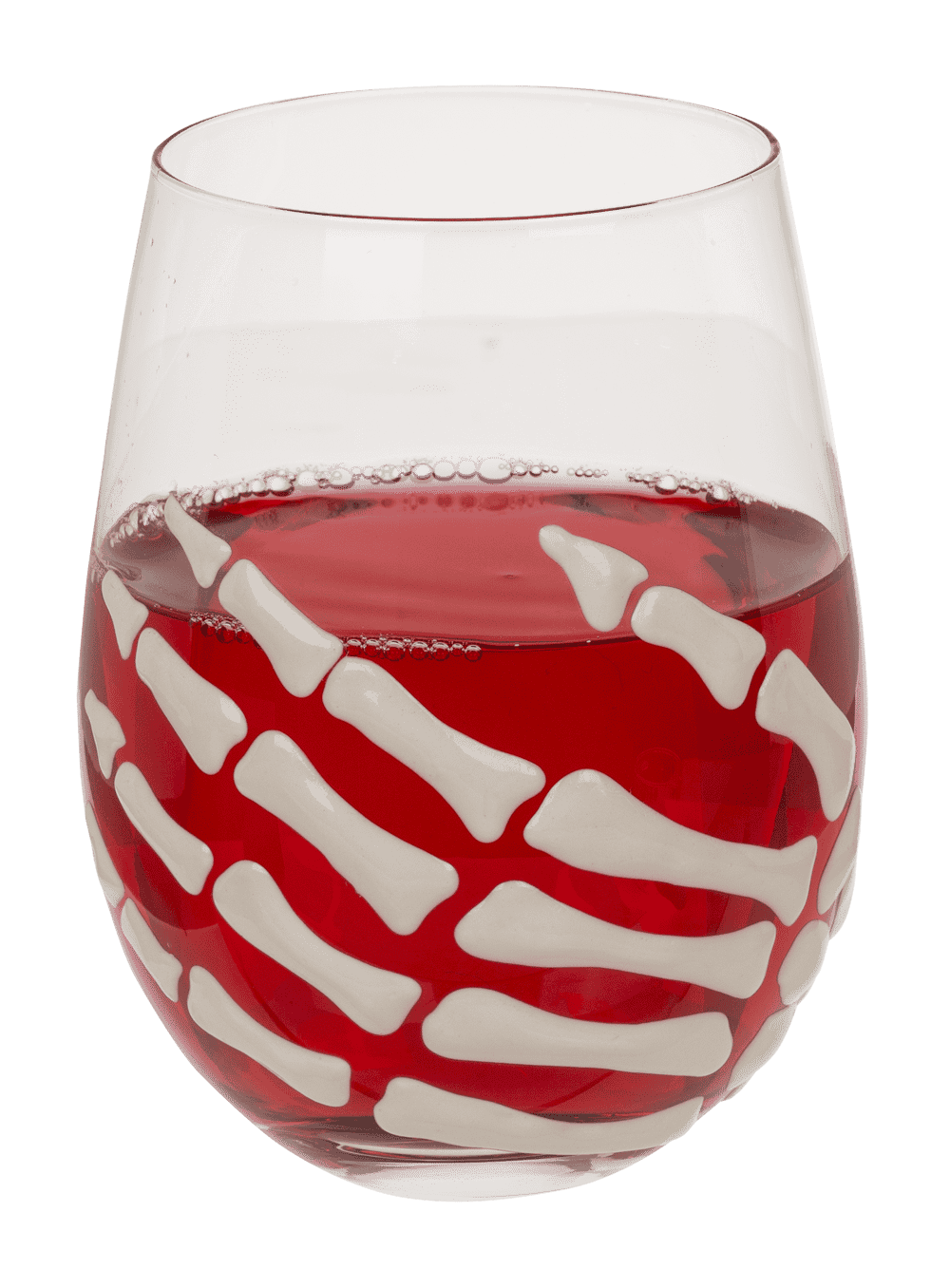 Drinking Glass, Skeleton hand, set of 2,