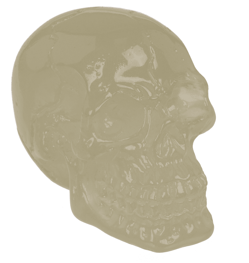 Little Skull, glow in the dark,