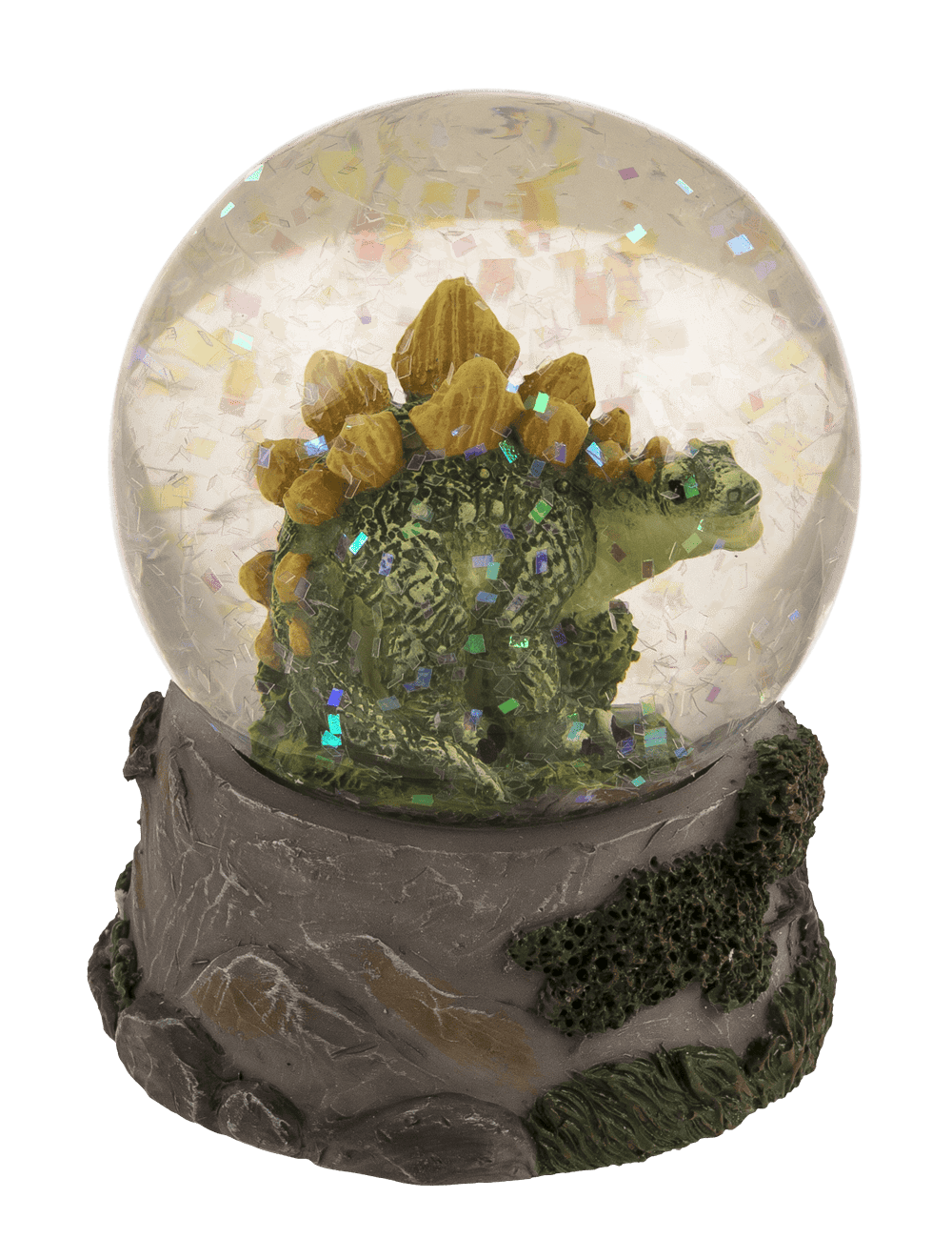 Glitter ball, Dinosaur, on base,