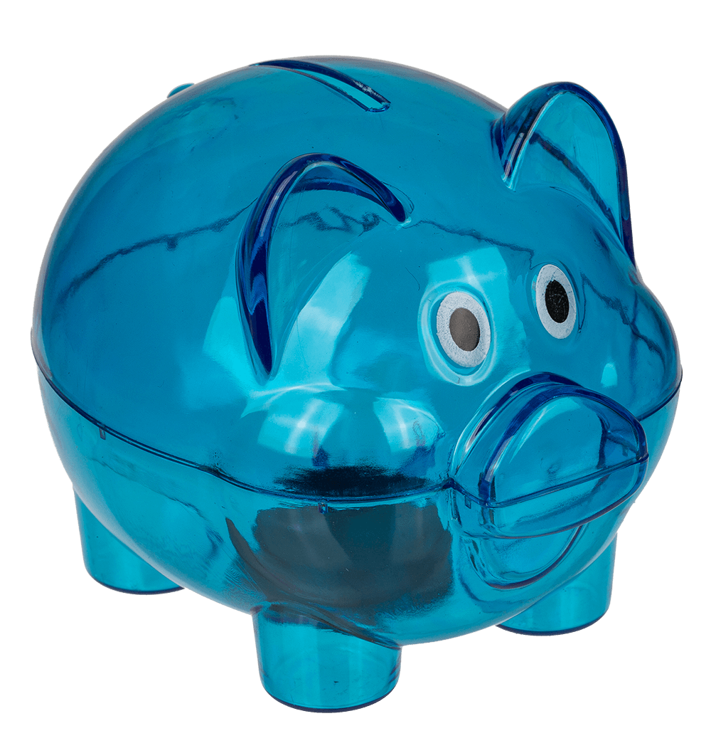 Money bank, pig, ca. 10 x 8 x 8 cm,
