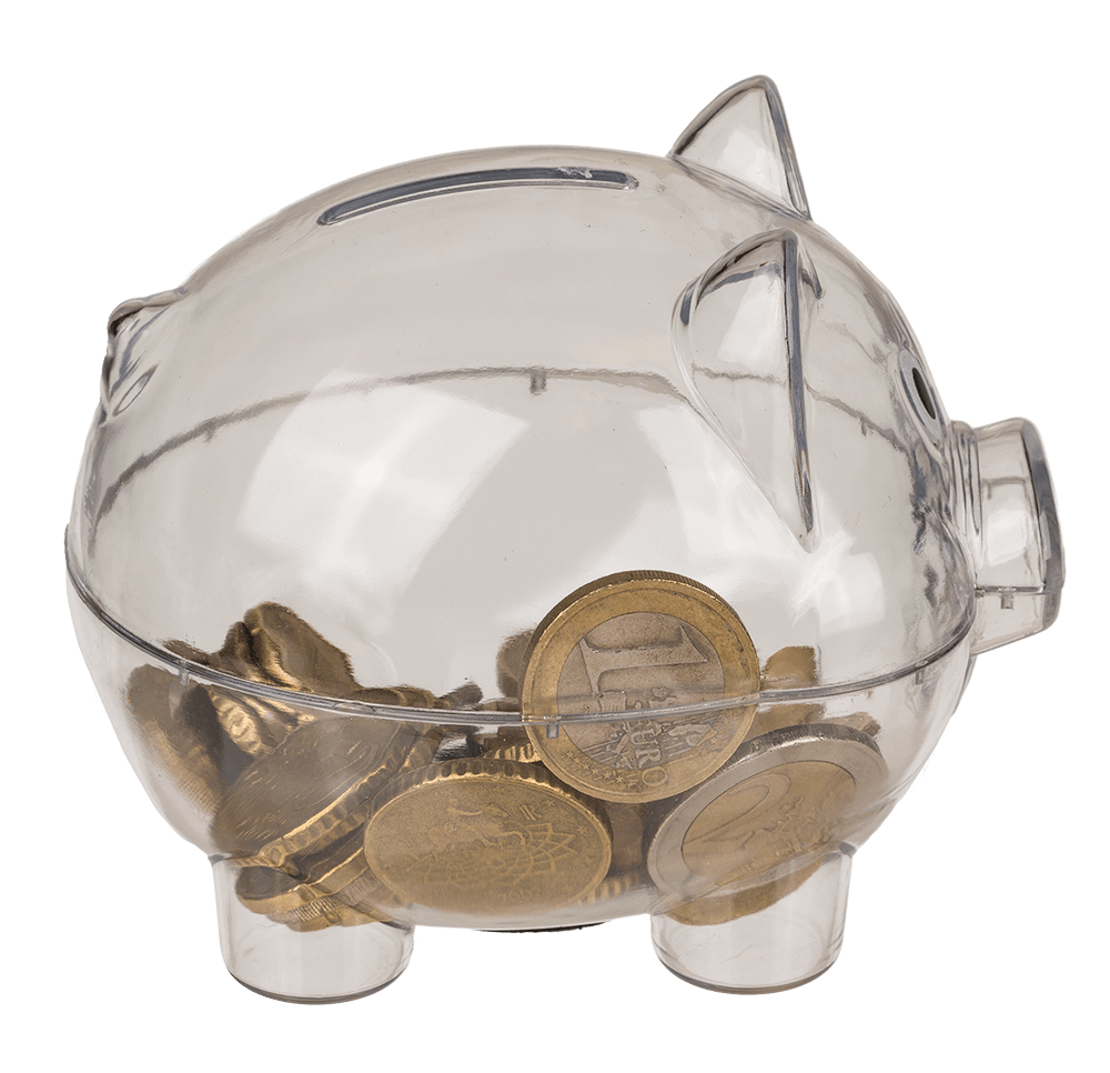 Money bank, pig, ca. 10 x 8 x 8 cm,