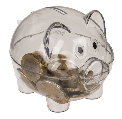 Money bank, pig, ca. 10 x 8 x 8 cm,