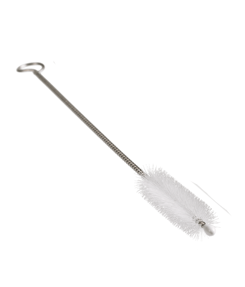 Glass drinking straw with cleaning brush, Willy,