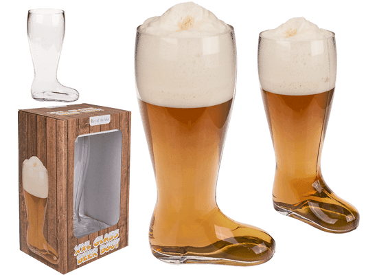 XXL-Glass Beer Boot for ca. 2 l,