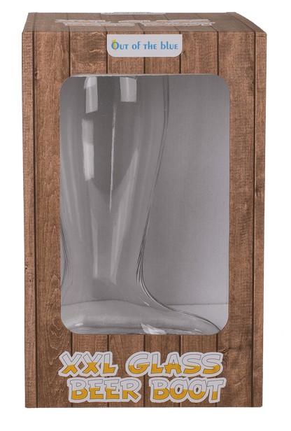XXL-Glass Beer Boot for ca. 2 l,