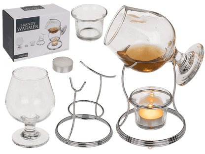 Brandy Warmer, set of 3 pieces,