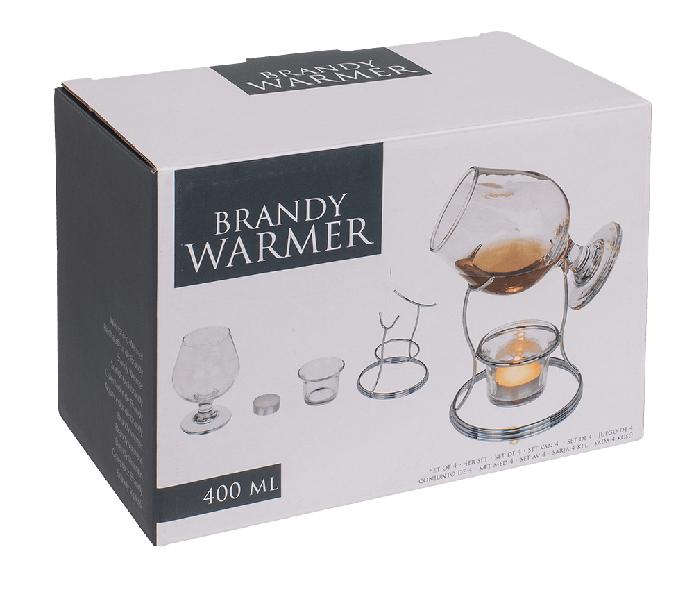 Brandy Warmer, set of 3 pieces,