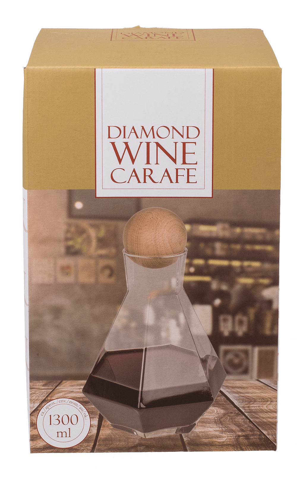 Diamond Wine Carafe, approx. 1300 ml,